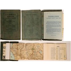 California Survey Map Book  (117245)