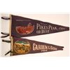 Image 1 : Two Colorado Souvenir Pennants  (115696)