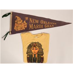 Mardis Gras Pennant & King Tut Tee  (115707)