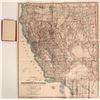 Image 2 : C.F. Weber & Co. California and Nevada Pocket Map  (116837)