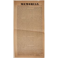 1839 Bank Suspension Broadside  (115611)