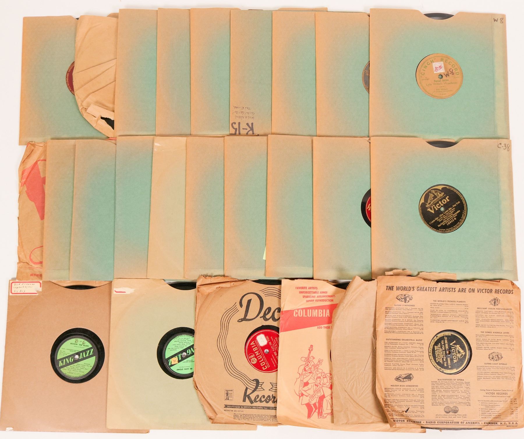 Small 78 rpm Record Group (116676)