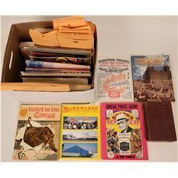 Circus Book & Postcard Collection  (115542)
