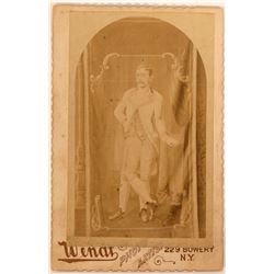Cabinet Card of Three-legged Man  (113165)