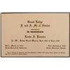 Image 1 : Louis A. Lemaire In Memoriam Card (Battle Mountain Bottle)  (113183)