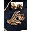 Image 3 : Vintage Silver Jewelry Group with Marcasite Pin and Green Ring  (116175)