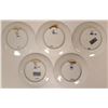 Image 2 : Royal Copenhagen Christmas Souvenir Plates 1912-16 (5)  (115384)