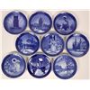 Image 1 : Royal Copenhagen Christmas Plates: 1945, 1946, 1947, 1948, 1949, 1950,1951, 1952, 1953 Collection of