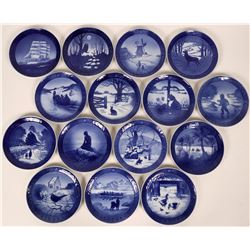 Royal Copenhagen Blue Christmas Plates : 1960,1961,1962, 1963,1964, 1965,1966, 1967, 1968, 1969,1970