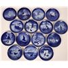 Image 1 : Royal Copenhagen Blue Christmas Plates : 1960,1961,1962, 1963,1964, 1965,1966, 1967, 1968, 1969,1970