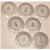 Image 2 : Royal Copenhagen Christmas Plates (Lot 3 of 3) Seven years: 1977-1983   (116253)