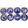 Image 1 : Royal Copenhagen Christmas Souvenir Plate Collection (8)  (115377)