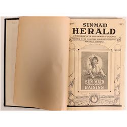 Fresno Sun-Maid Herald Bound Volume  (113048)