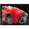 Image 1 : Rhodochrosite and Tetrahedrite, Quartz from Sweet Home Mine, Colorado  (53066)