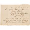 Image 1 : Period Pocket Note with Names of Ophir Mining Claim Locators and others Acquainted with its Story  (