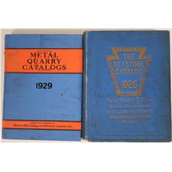 Two Metal-Quarry Mining Catalogs  (115502)
