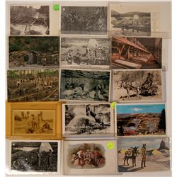 Mining group post cards (lot 10)  (115118)