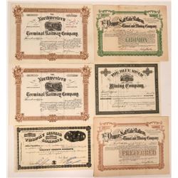 Colorado Mining & Railroad Stocks  (116984)