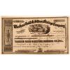 Image 1 : Washoe Gold & Silver Mining Company No. 1 Stock Certificate  (116707)