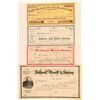 Image 1 : Industrial Revolution Stock Certificates from Cal. Lot of 4 Machinery/Manufacturing   (100823)
