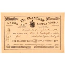 Hawaii Stock Certificate  (101523)