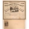 Image 1 : Early American Lawnmower Stock with Vignette, 1887  (110207)