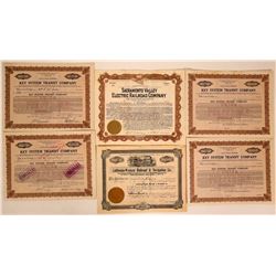 California Railroad stocks  (114891)