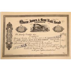 Queen Anne & Kent Rail Road Co  (114630)