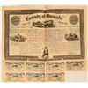 Image 1 : The Vicksburg and Nashville Railroad Co Grenada County aid bond  (114671)