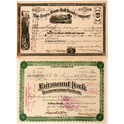 New Jersey RR stock  (115863)