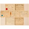 Image 1 : Providence, Warren & Bristol Railroad Co. Stock Certificates  (80664)