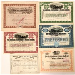 Tennessee, New Jersey RR stock   (114488)