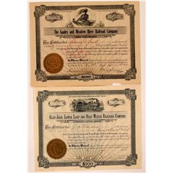 West Virginia RR Stocks  (114528)