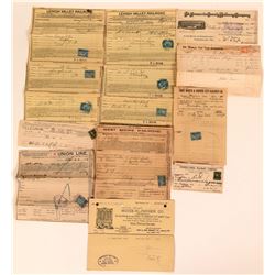 Railroad Receipts from Penn. Rails  (115180)