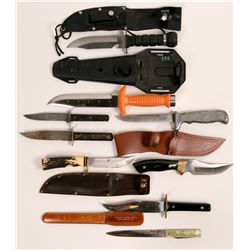 Miscellaneous Knives 9 in all  (114433)