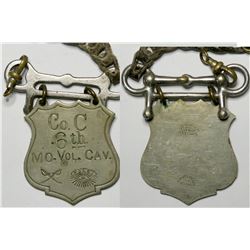 Volunteer Cavalry Badge  (114994)