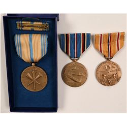 WWII Military Medals (3)  (116180)
