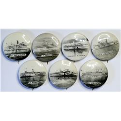 Steamship Photo Pins  (114810)