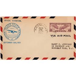 Rhode Island Airport Dedication Cover  (116829)