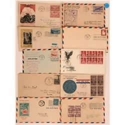 First Day Covers Via Air Mail  (116055)