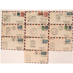 Ten Canadian First Flight Covers (116437)
