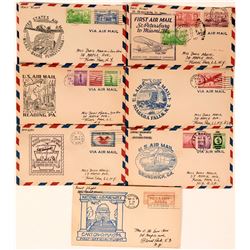 East Coast First Flight Covers  (116430)