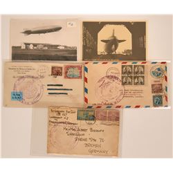 Zeppelin Airship Covers and Postcards  (116350)