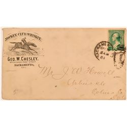 Jockey Club Whiskey Advertising Cover  (115141)