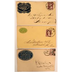 Three New York Advertising Covers  (116216)