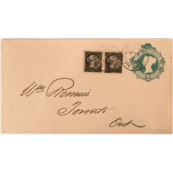 Early Montreal envelope and stamp   (115089)