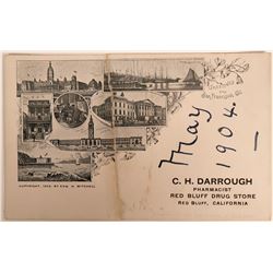 Repaired Red Bluff Pioneer Postcard  (116338)