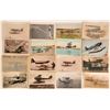 Image 1 : Lot of 17 International Seaplanes Clippers Postcards  (116594)