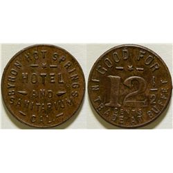 Byron Hot Springs Hotel Token  (115760)