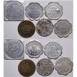Fresno Billiard Parlor Tokens  (116525)